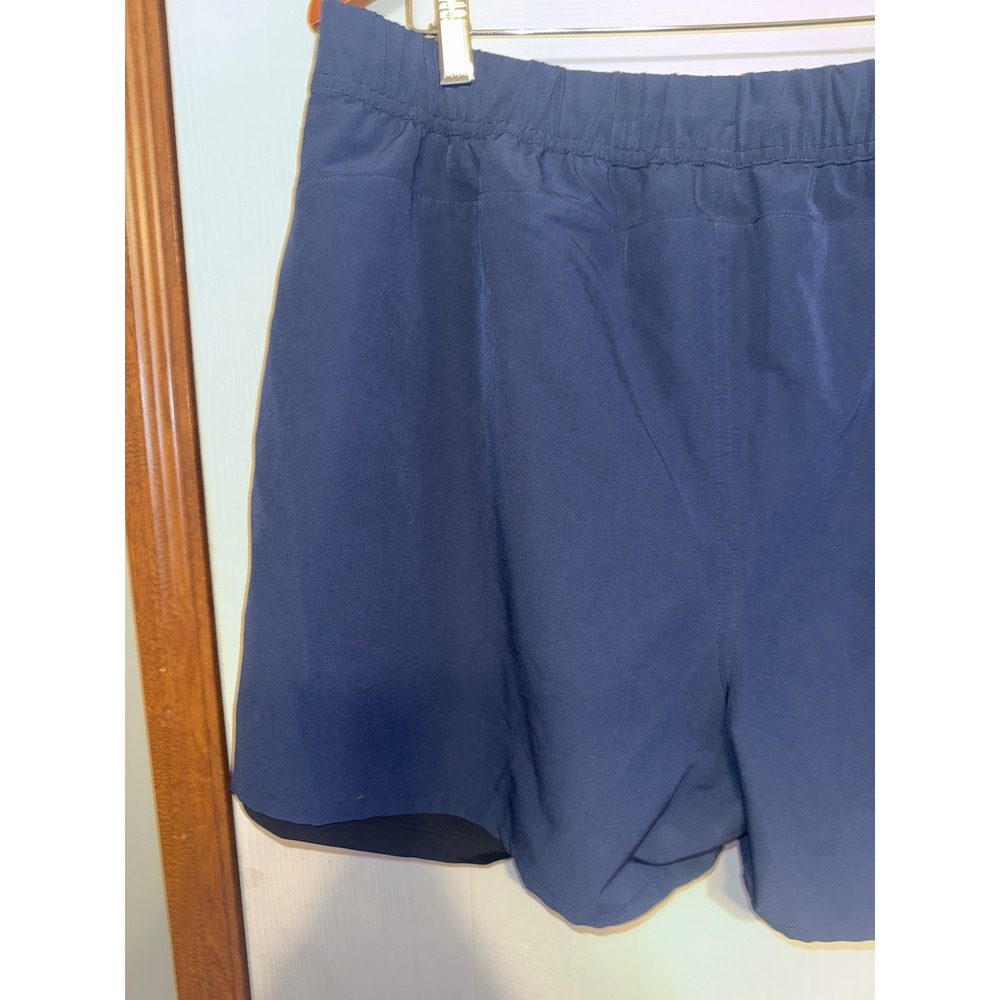 Ten Thousand Set Short Navy Blue Mens Size XL 2-in-1 Training Workout Shorts - Picture 11 of 13